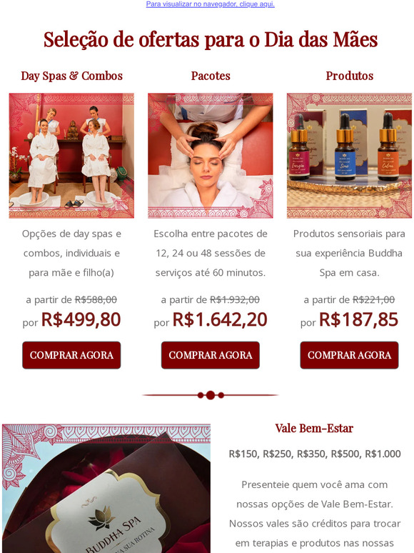Ainda pensando no presente para sua mãe?