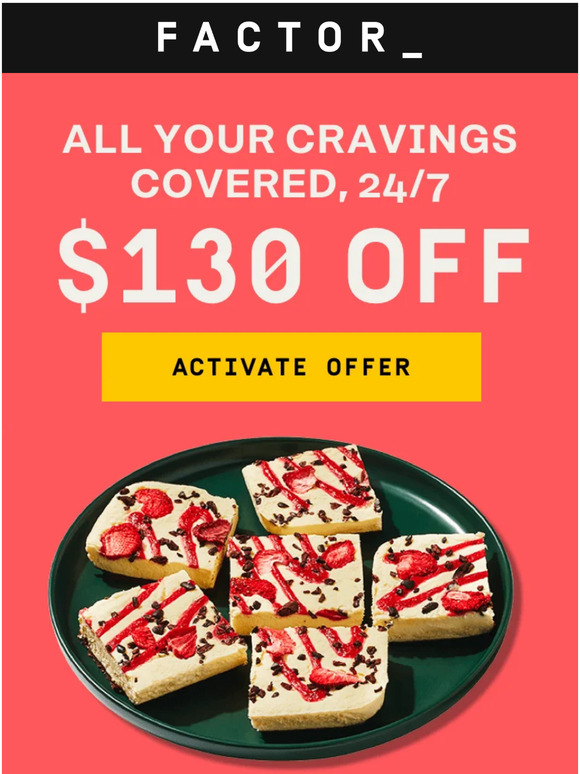 FACTOR GET 50 OFF FREE BREAKFAST FOR 1 YEAR visual data 8