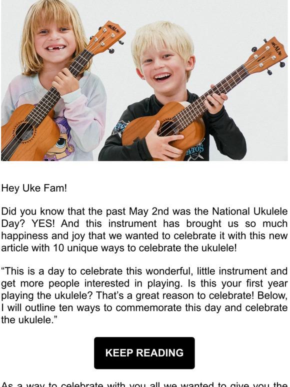 Uke Like The Pros: 10 Ways to Celebrate the Ukulele | Milled