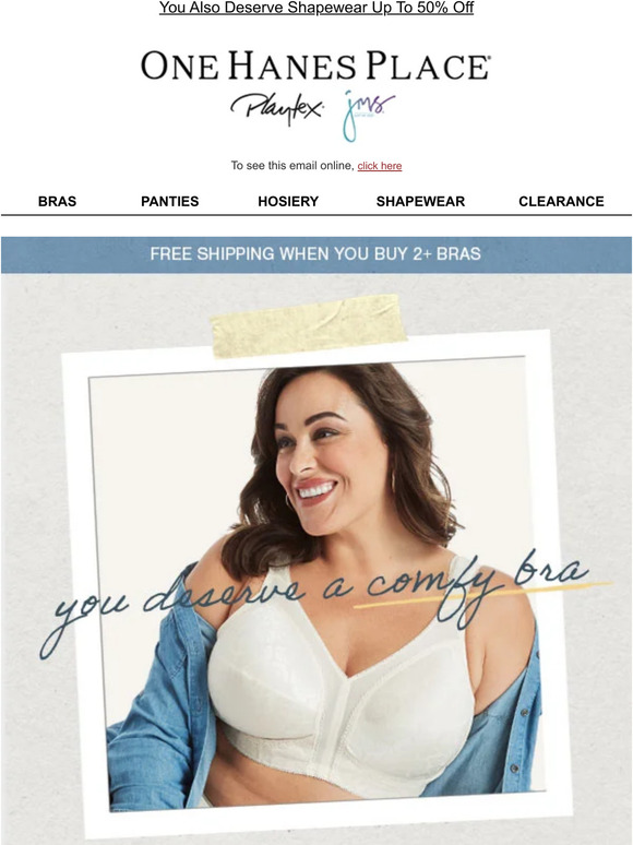 Hanes All Playtex 18 Hour Bras Are 14.99! Milled