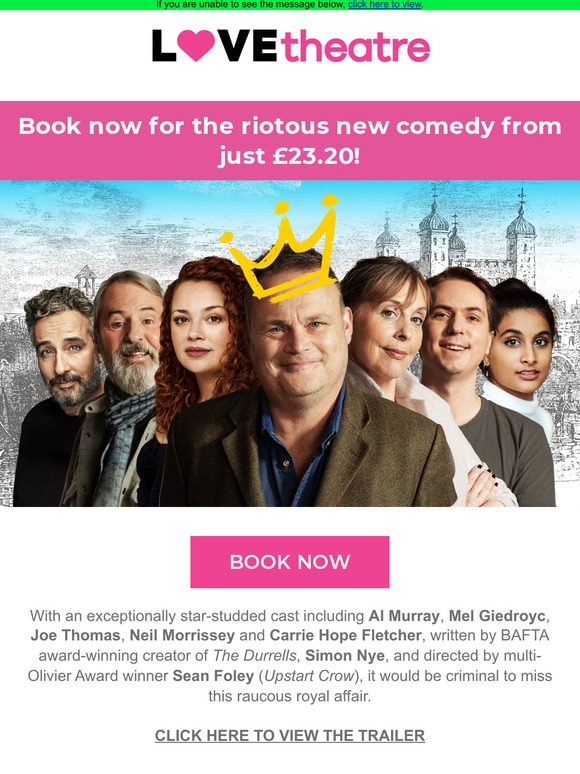 Book for the Royal Event of the Year