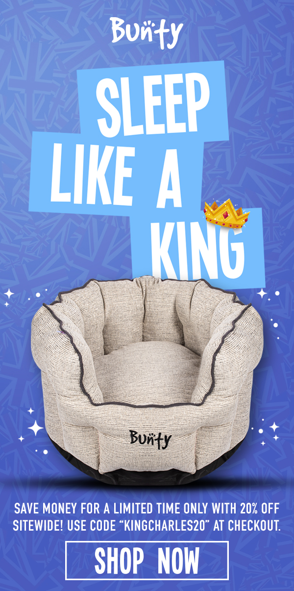 Bunty Pet Products Sleep Like A King This Coronation 👑🐶 Milled