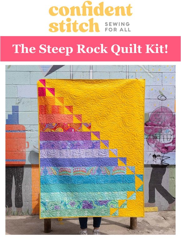 The Steep Rock Quilt Kit's available!❤️