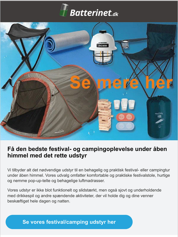🏕️Skal du på på Camping i år?