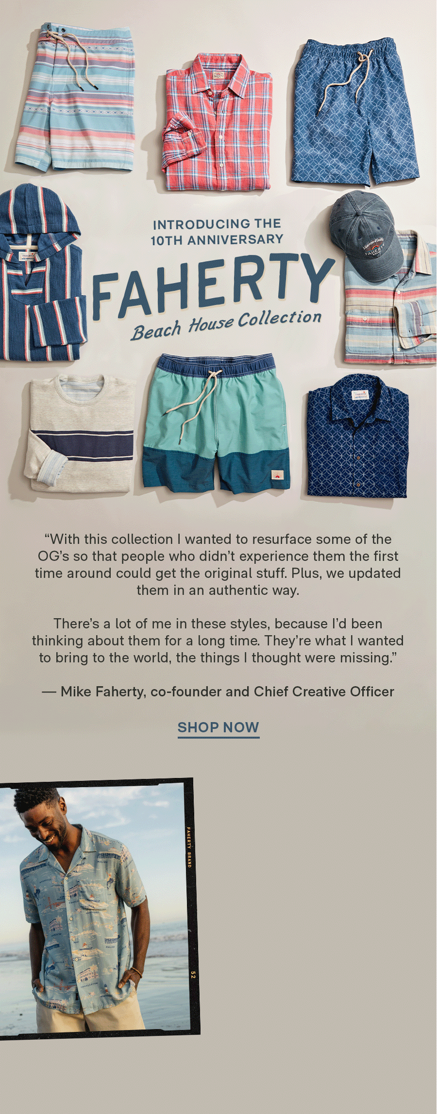 Faherty Just Dropped The Anniversary Collection Milled