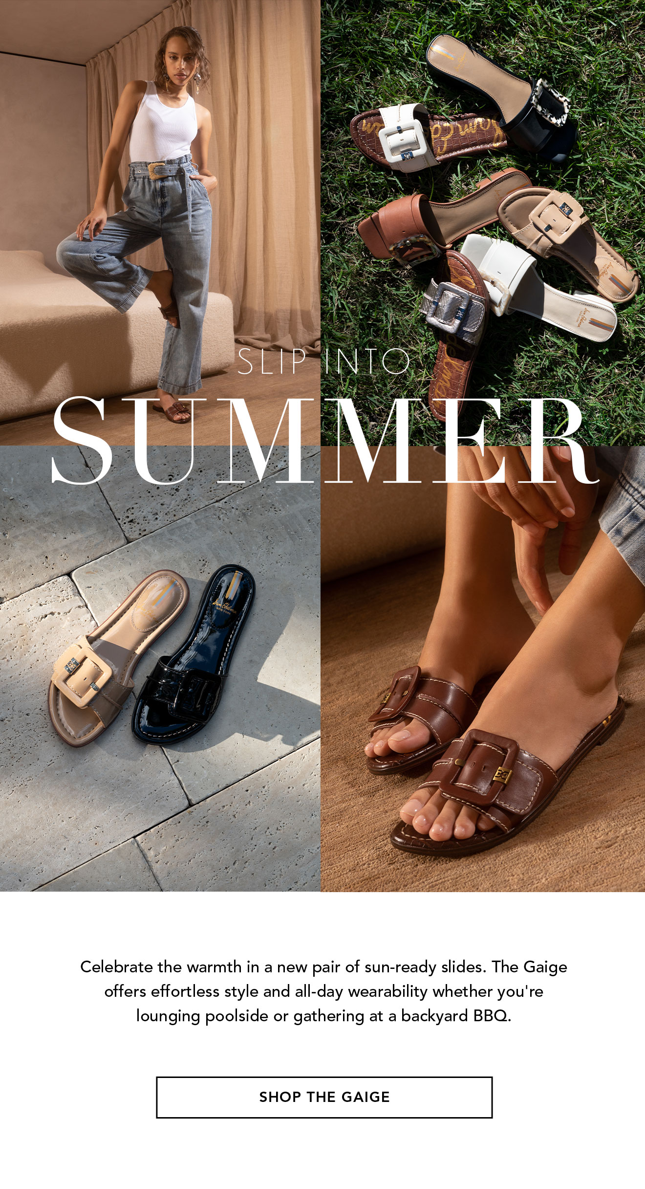 Sam Edelman Keep things effortless with the Gaige Slide Sandal