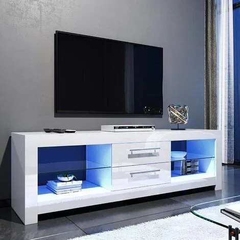 TV Stand Cabinet with LED Light