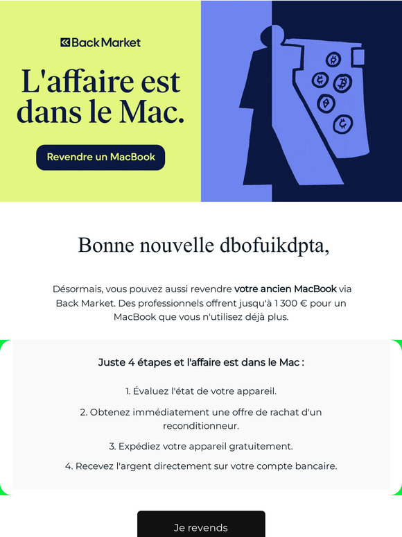 Revendez votre MacBook.