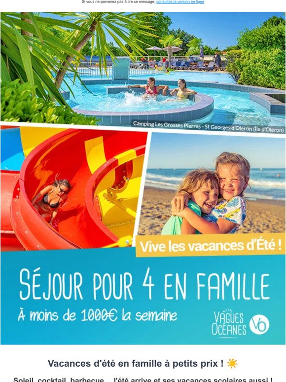 Vacances d'été à moins de 1000€