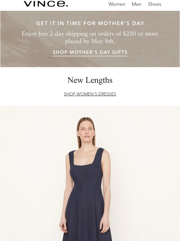 Vince. Our BestSelling Dress Is Back Milled