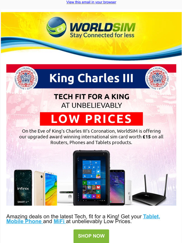 Celebrate King’s Charles III’s Coronation with WorldSIM