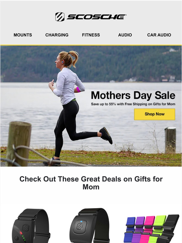 Last Call for Mom! Save 25% Now at Scosche.com