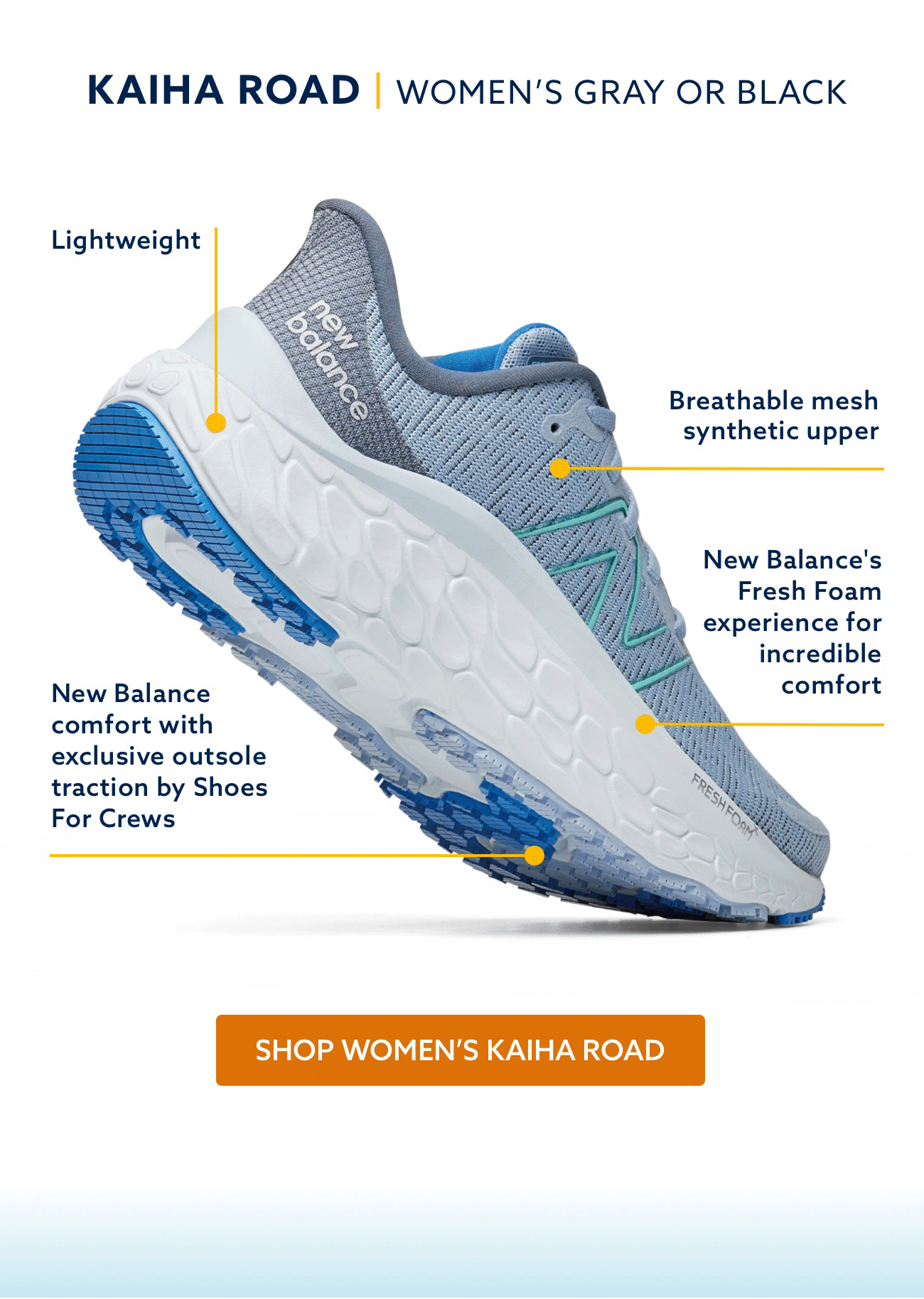 Shoes for Crews 🚨 New Arrival! New Balance Fresh Foam X Kaiha Road