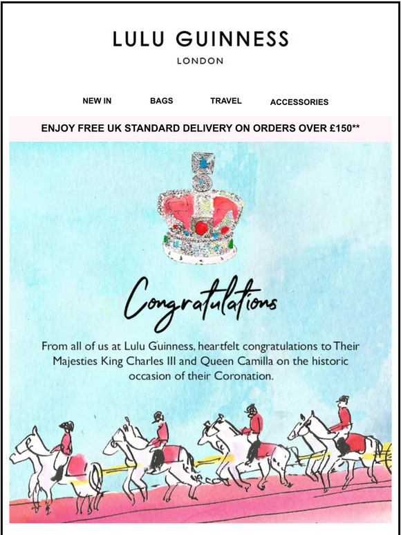 Congratulations on the Coronation!