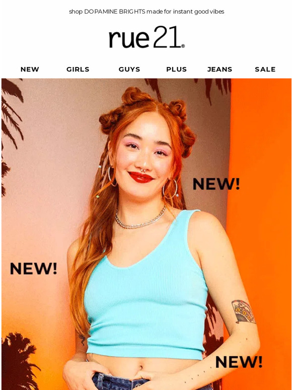 rue21 just to BRIGHTEN your mood.. Milled