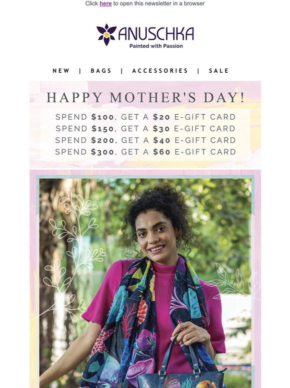 Free Gift Card with Purchase I Bags, Scarves, Jewelry and More