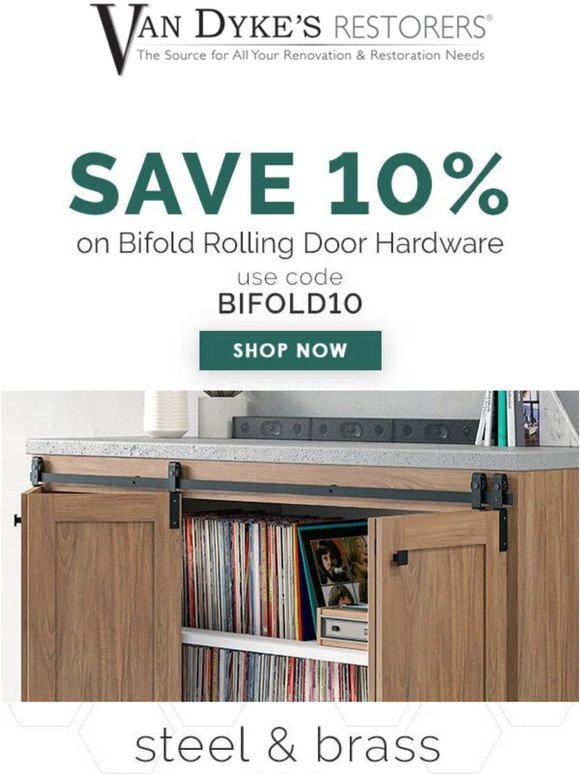 Bifold Door Hardware, On Sale Now!