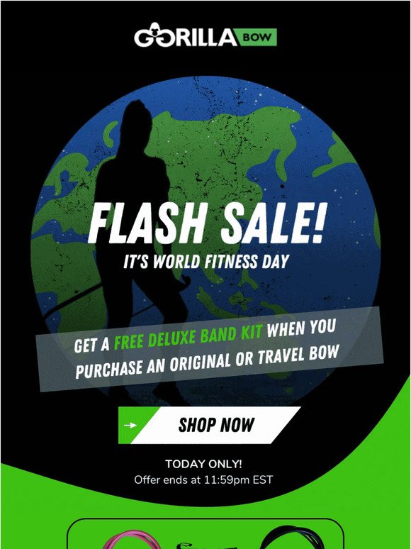 World Fitness Day Flash Sale!