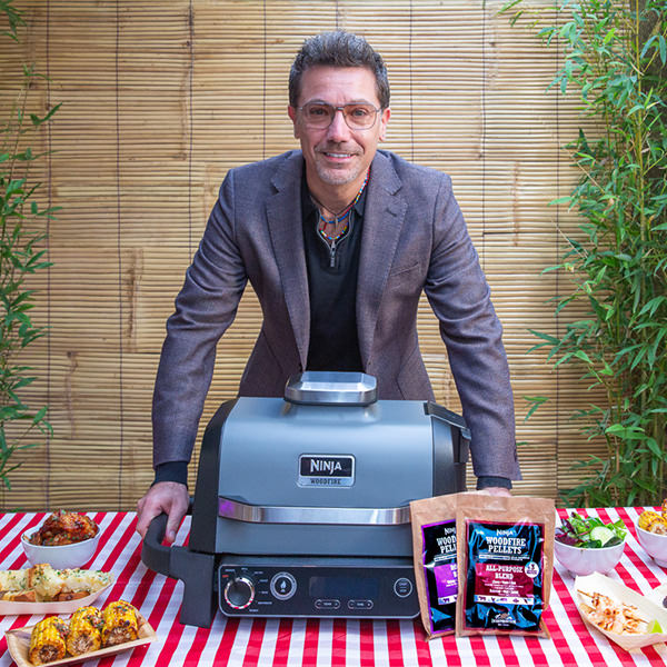 Ninja Kitchen Introducing Gino D’Acampo x Ninja Woodfire Milled