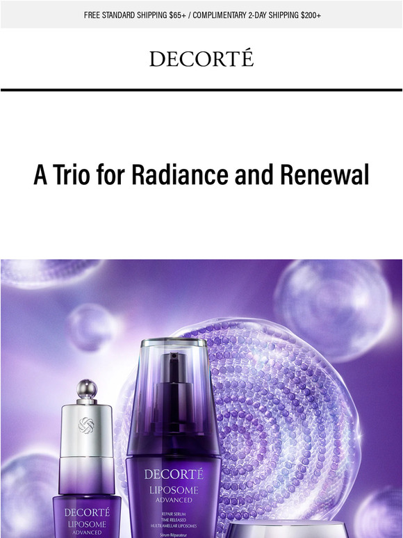 A Trio for Radiance and Renewal