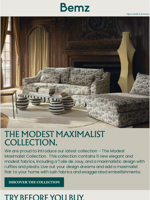 Introducing: The Modest Maximalist Collection 💙