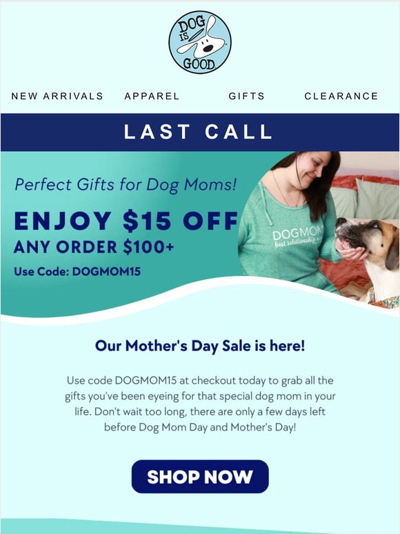 🐶💗 Last Call for Mother’s Day Gifts 🎁 #dogmomlife