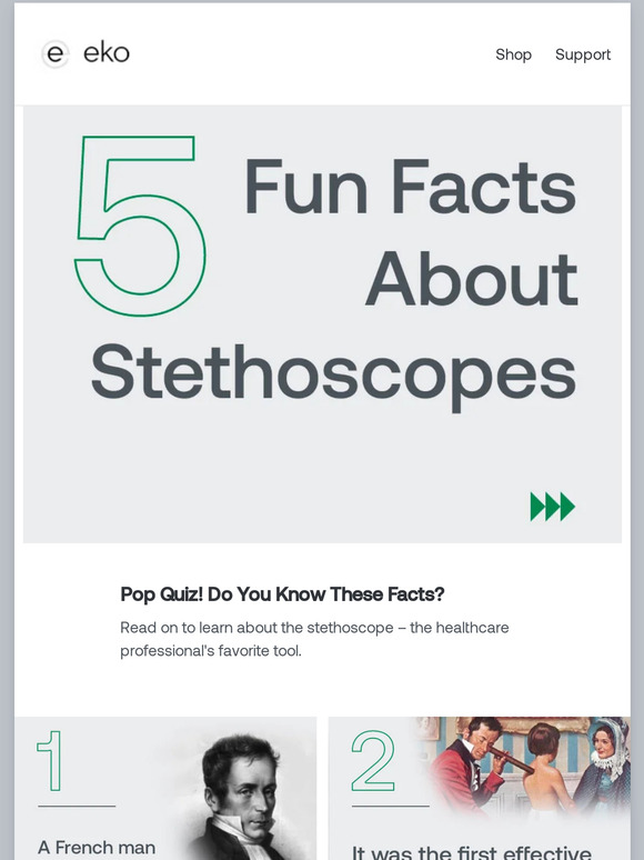 Eko Health 5 Fun Facts About Stethoscopes Milled