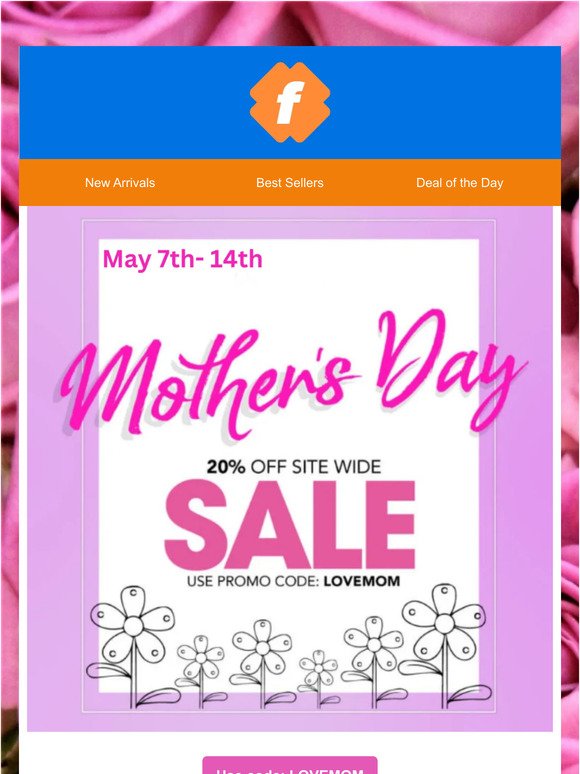Early Mother's Day Sale