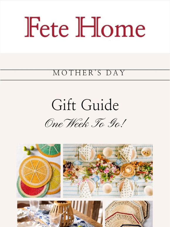 Mother's Day Gift Guide