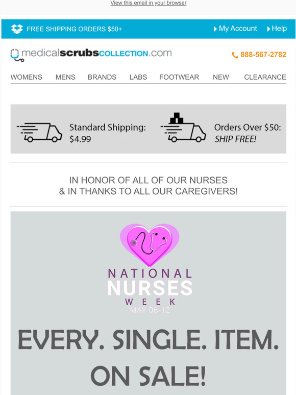 Nurses Week Savings Just went Sitewide!