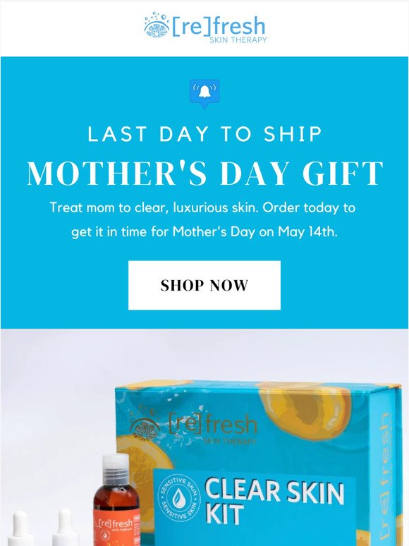 Get it before Mother's Day!