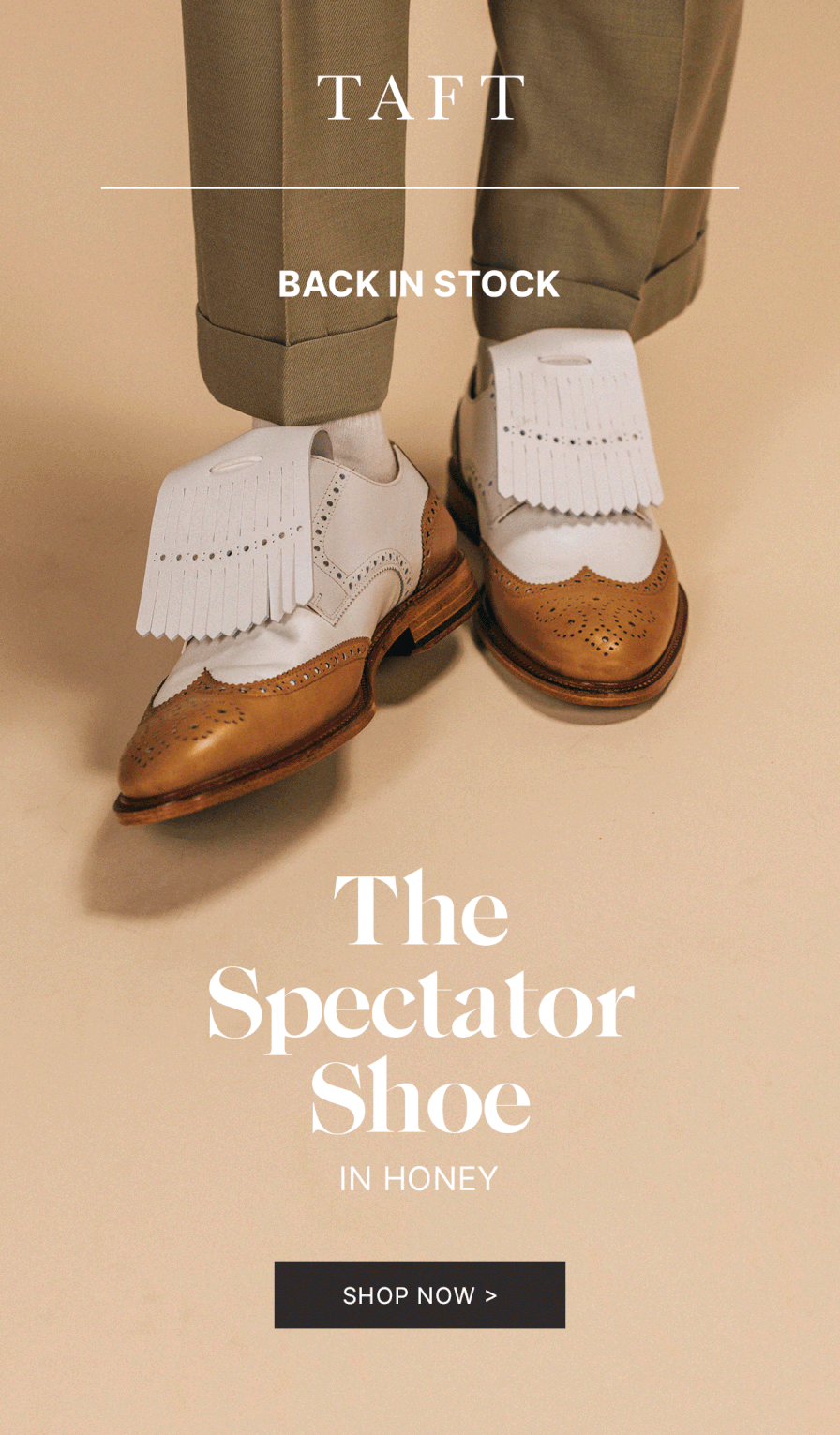 Taft Clothing Inc. A Wingtip brogue Milled