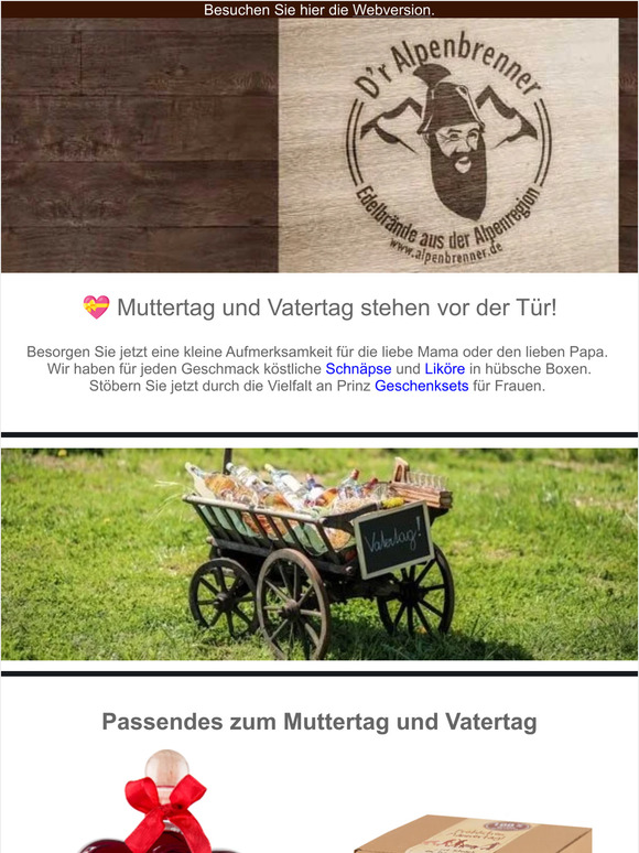 💝 Prinz Mutter und Vatertags Angebote