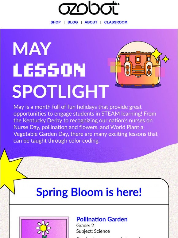 A-May-zing STEAM Lessons for the Month!