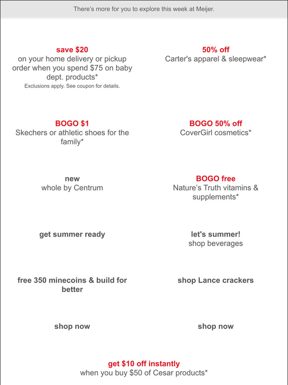 Meijer Check Out Some Great Brands and Deals Milled