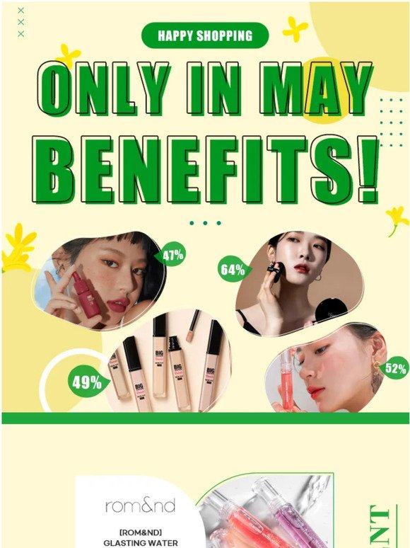 [advertisement] Beautynetkorea Only In May Benefits!!