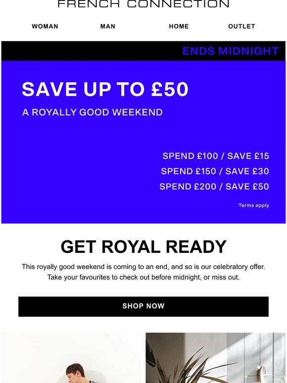 An offer worth dressing up for | Save up to £50