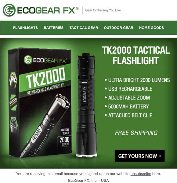 This flashlight is considered TOO bright by some