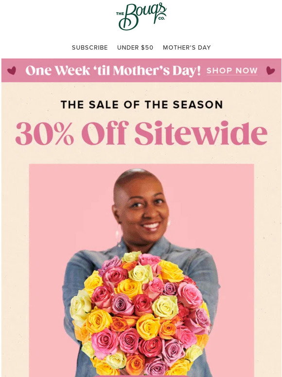 Bouqs: 📢 Bouqsday: Mother's Day Edition 📢 | Milled
