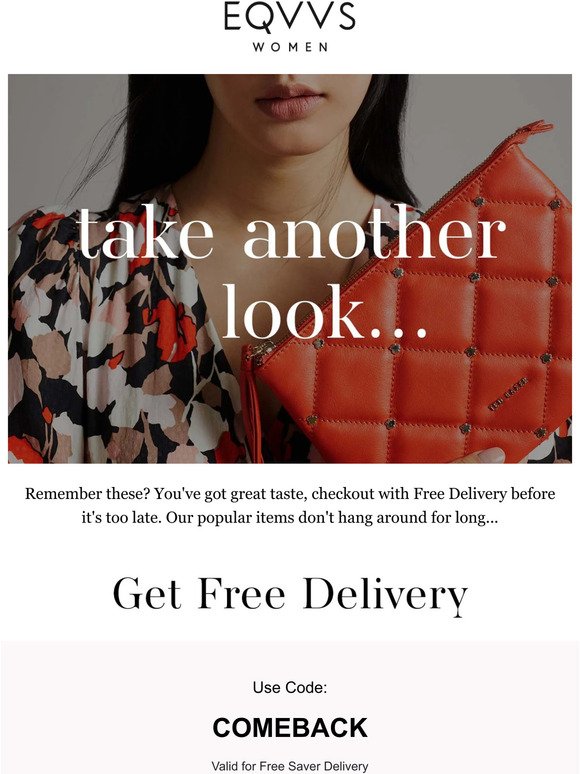 Get Free Delivery on the items you loved