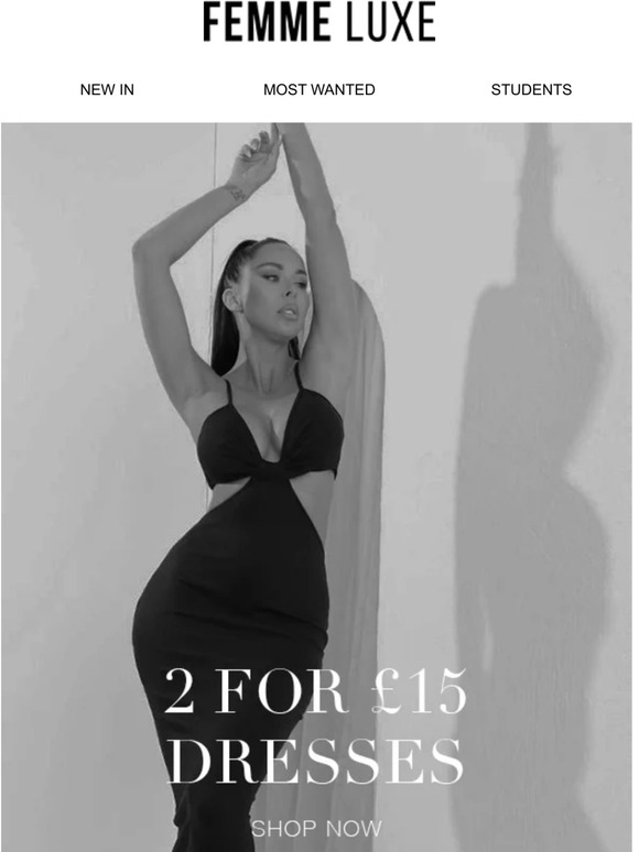2 For £15 Dresses 💸