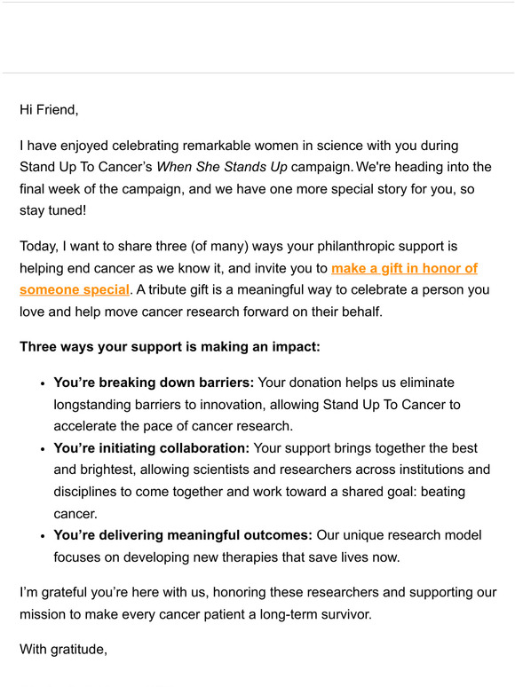 3 ways your support makes a difference