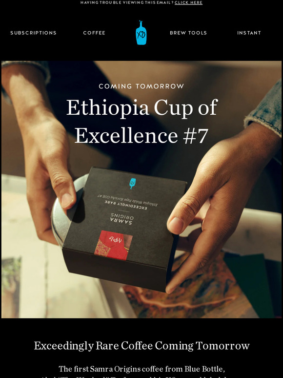 Blue Bottle Coffee Introducing Samra Origins Instant Coffee Milled