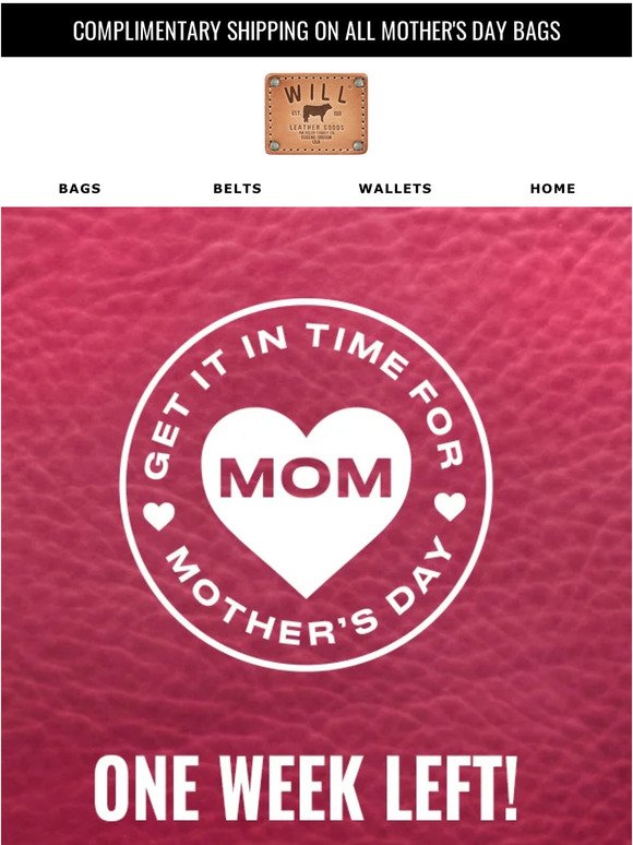 Mother's Day is coming and Mom deserves the best. 24/7 Tote bundle, Wallets 20% off! Shop our Gift Guide