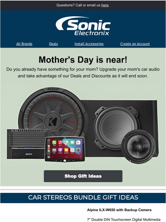 Early Mother's Day gift ideas save up to 50% off!