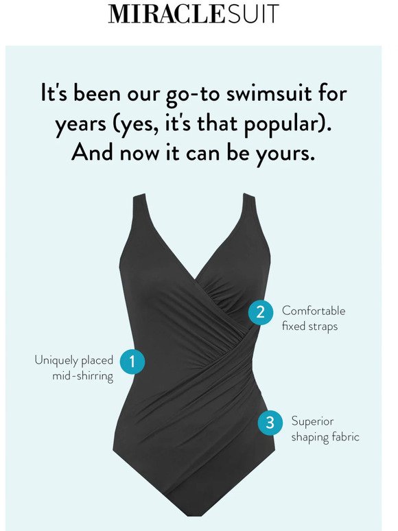 Magicsuit: The swimsuit that started it all: Miraclesuit's Oceanus | Milled