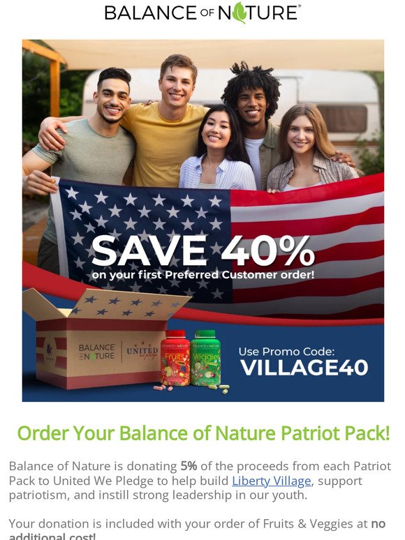 New Product Available! The Patriot Pack.