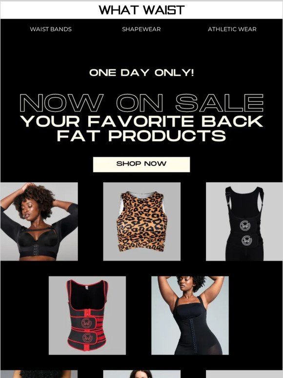Your Favorite Back Fat Products are Now on SALE