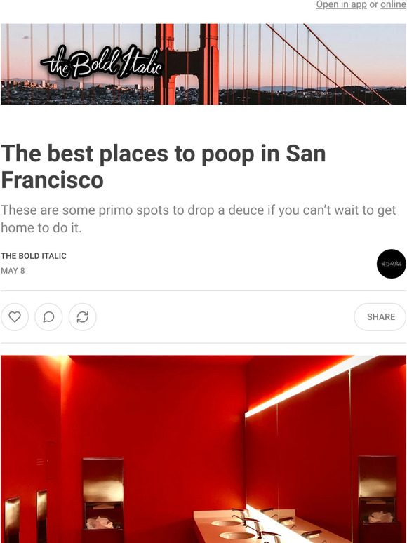 The Bold Italic The best places to poop in San Francisco Milled
