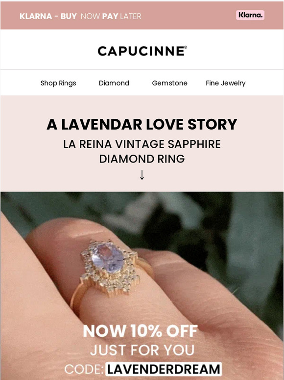 Get 10% OFF this Fairytale Ring 💍